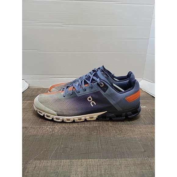 On Cloud Flow Shoes Mens 12 Blue Orange Running Gorpcore Sneaker 35.99237 main image 5